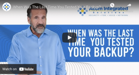 When Was the Last Time You Tested Your Data Backups?